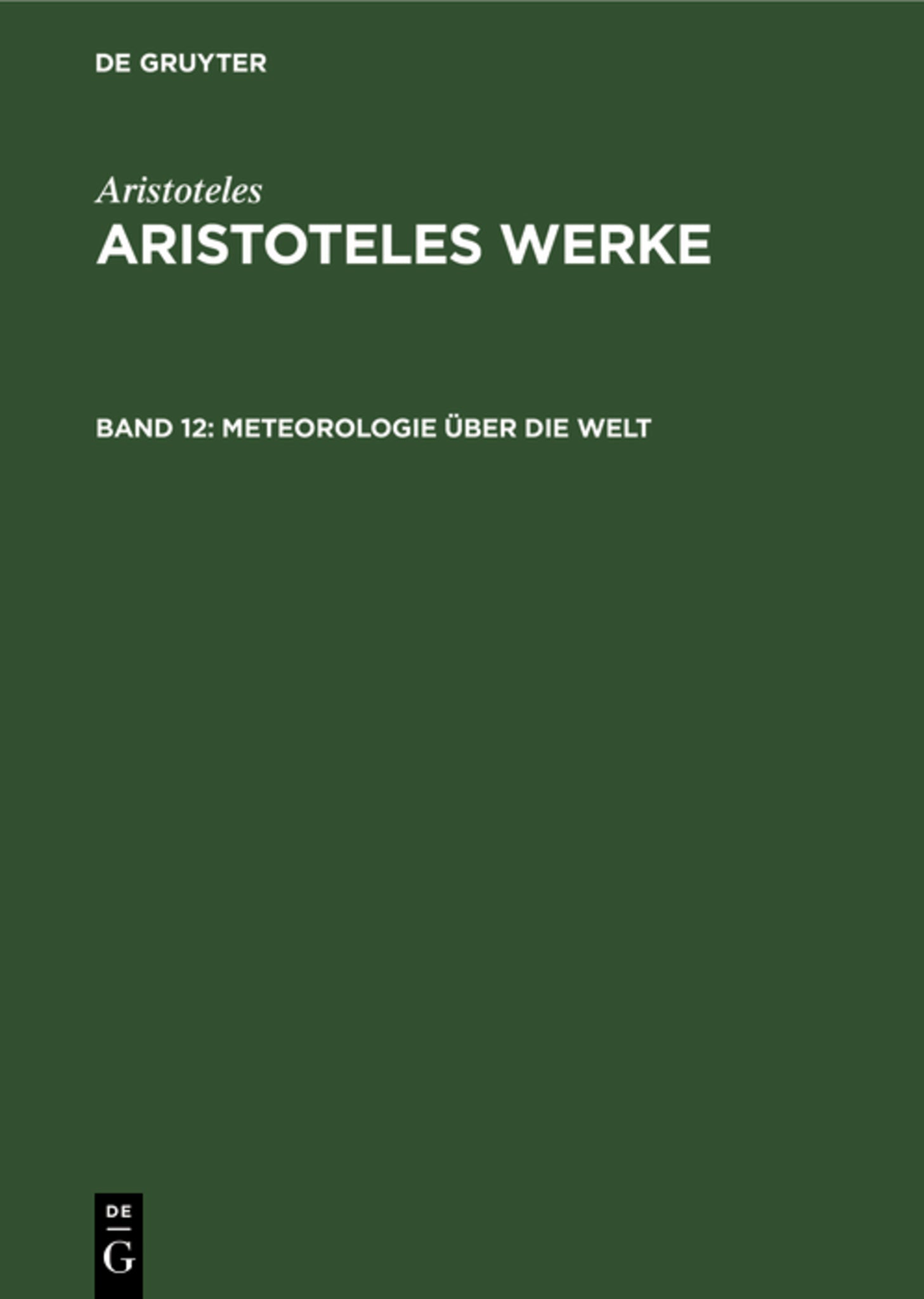 Meteorologie über die Welt
