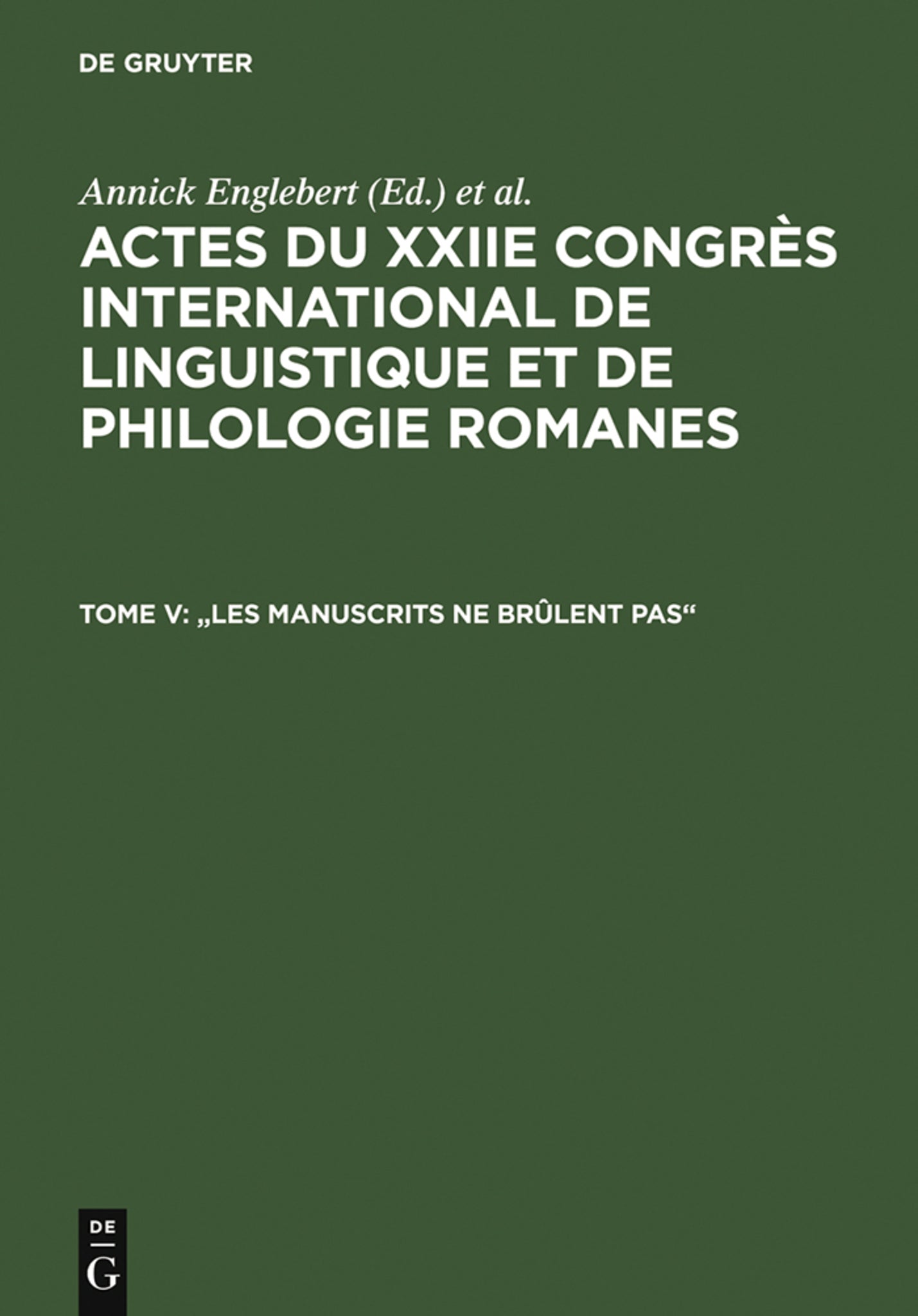 "Les manuscrits ne brûlent pas"