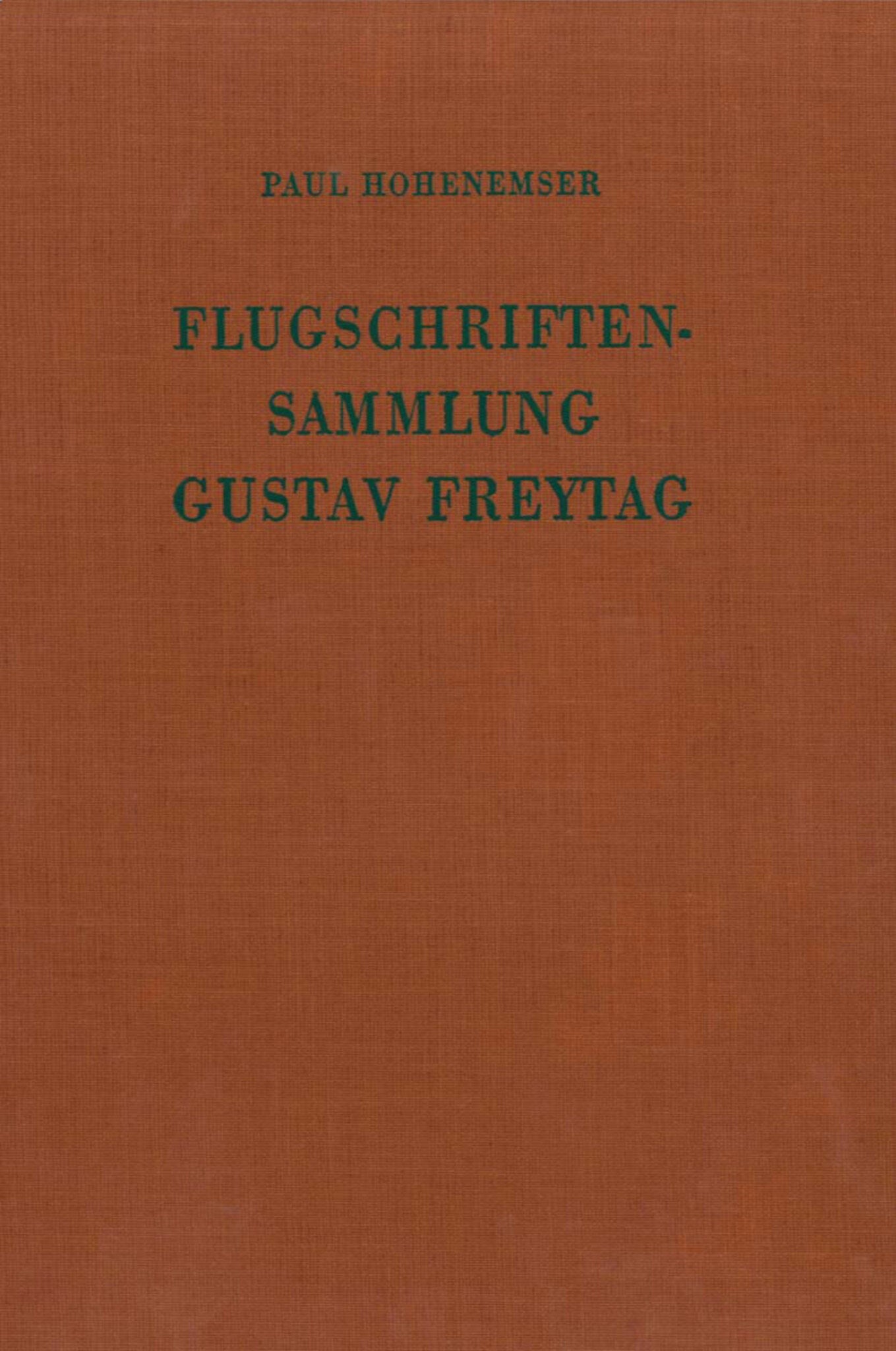 Flugschriften-Sammlung Gustav Freytag