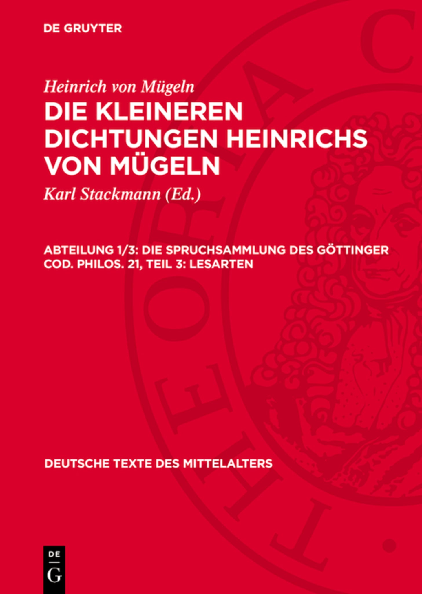 Teilband 3: Lesarten