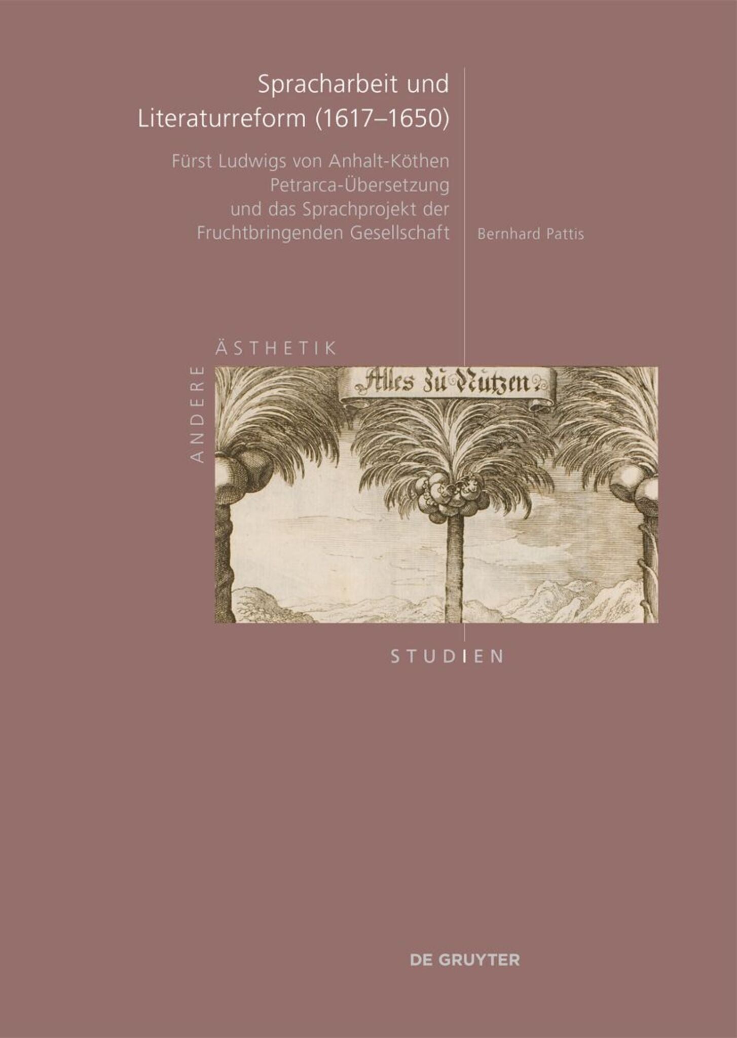 Cover image for Spracharbeit und Literaturreform (1617–1650) ISBN 9783111161082