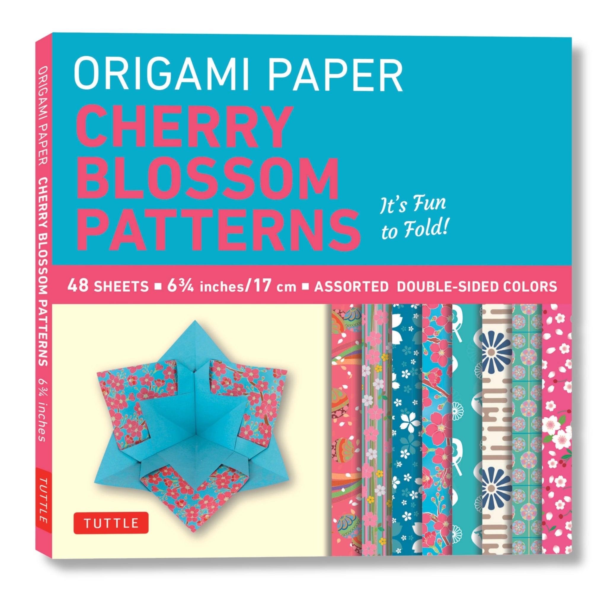Cover image for Origami Paper- Cherry Blossom Prints- Small 6 3/4" 48 sheets ISBN 9780804844857