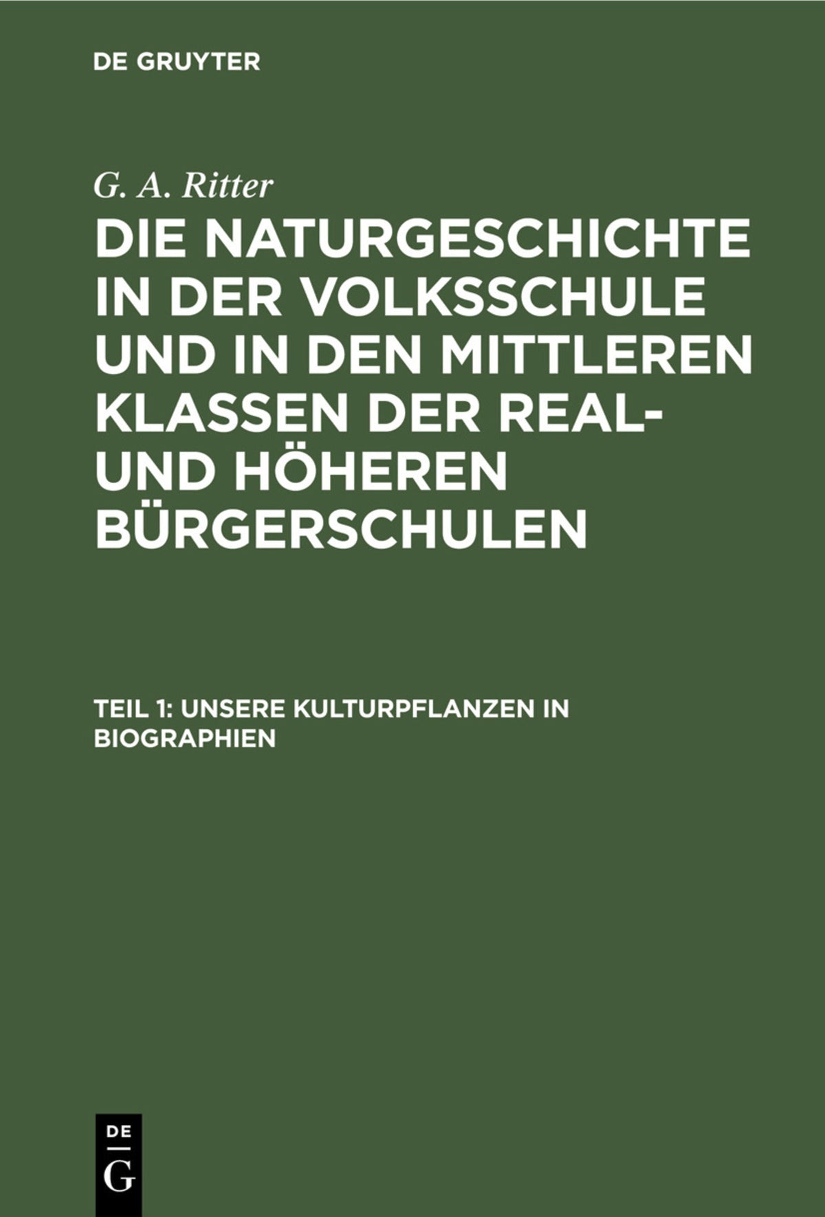 Unsere Kulturpflanzen in Biographien
