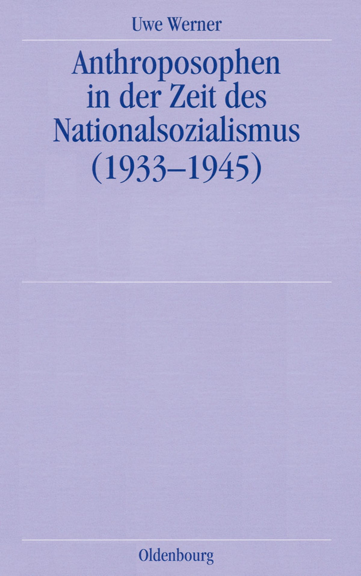 Anthroposophen in der Zeit des Nationalsozialismus