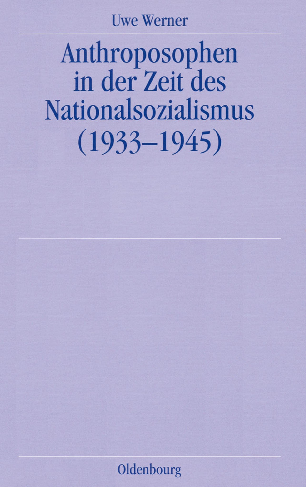 Anthroposophen in der Zeit des Nationalsozialismus