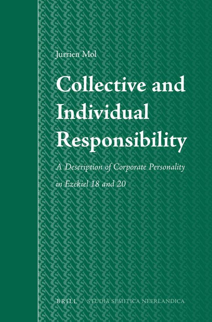 Cover image for Collective and Individual Responsibility ISBN 9789004170438