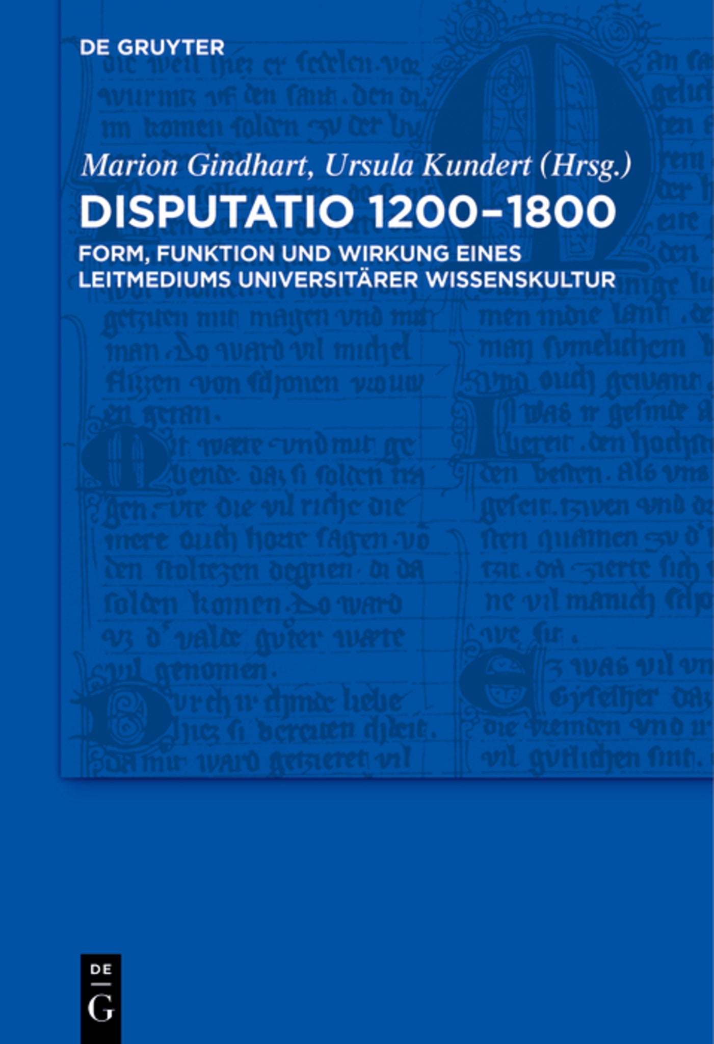 Disputatio 1200–1800