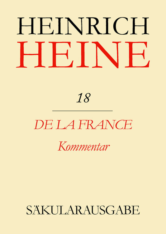 De la France. Kommentar