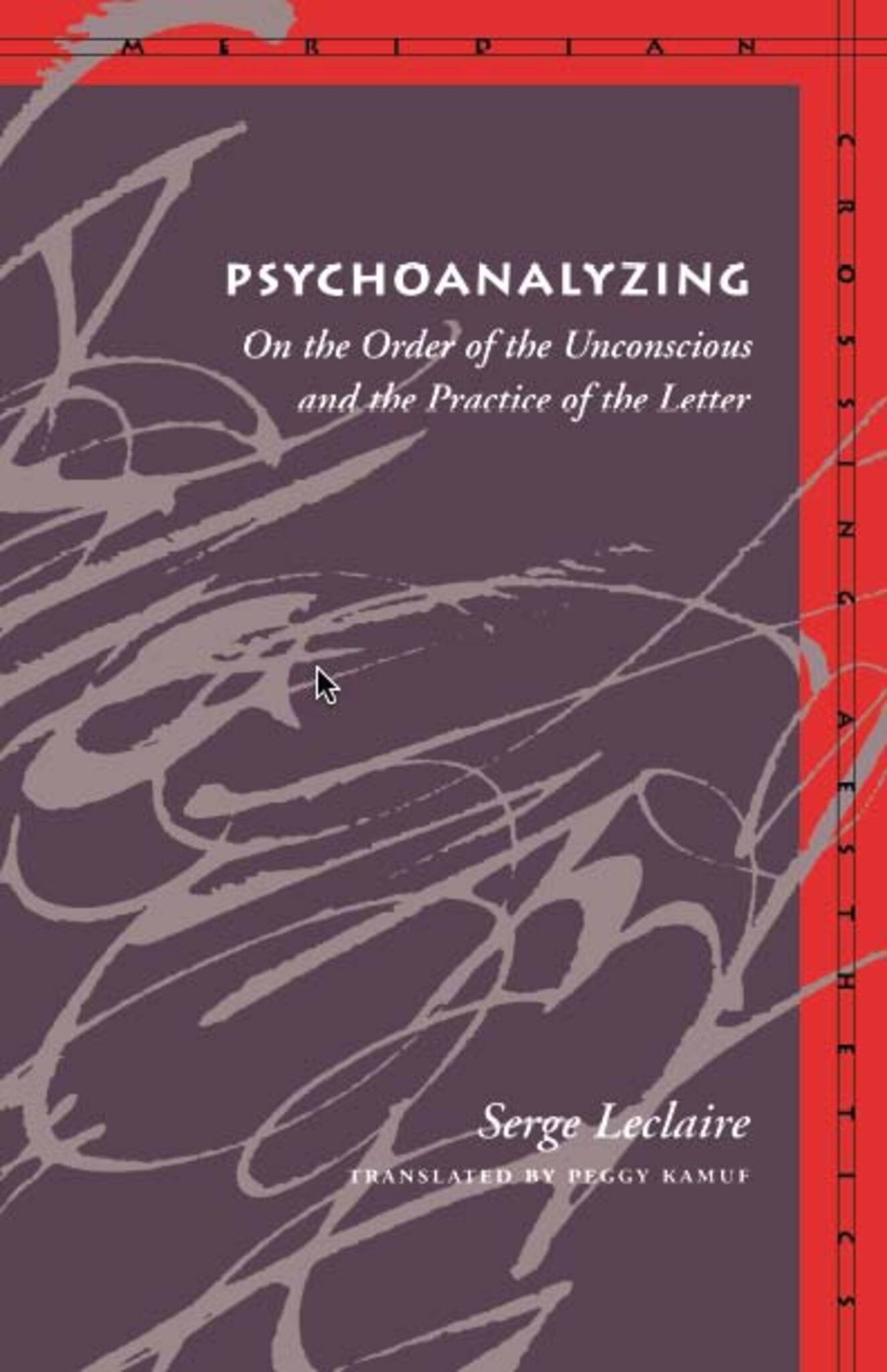 Cover image for Psychoanalyzing ISBN 9780804729109