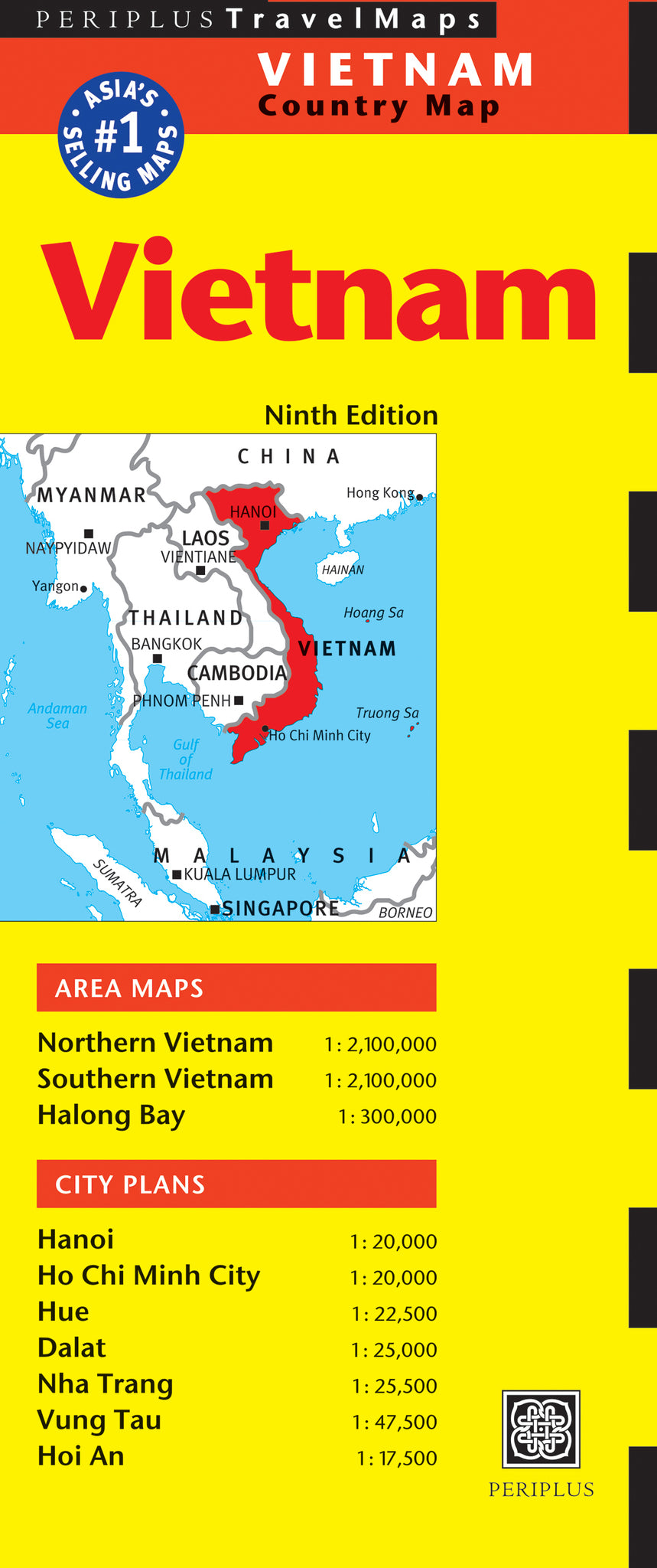 Cover image for Vietnam Travel Map Ninth Edition ISBN 9780794608354