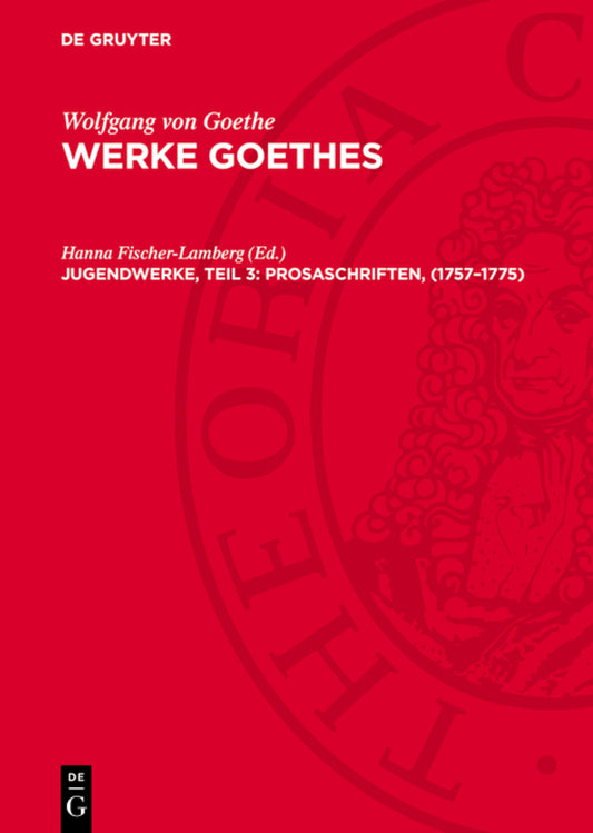 Jugendwerke, Teil 3: Prosaschriften, (1757–1775)
