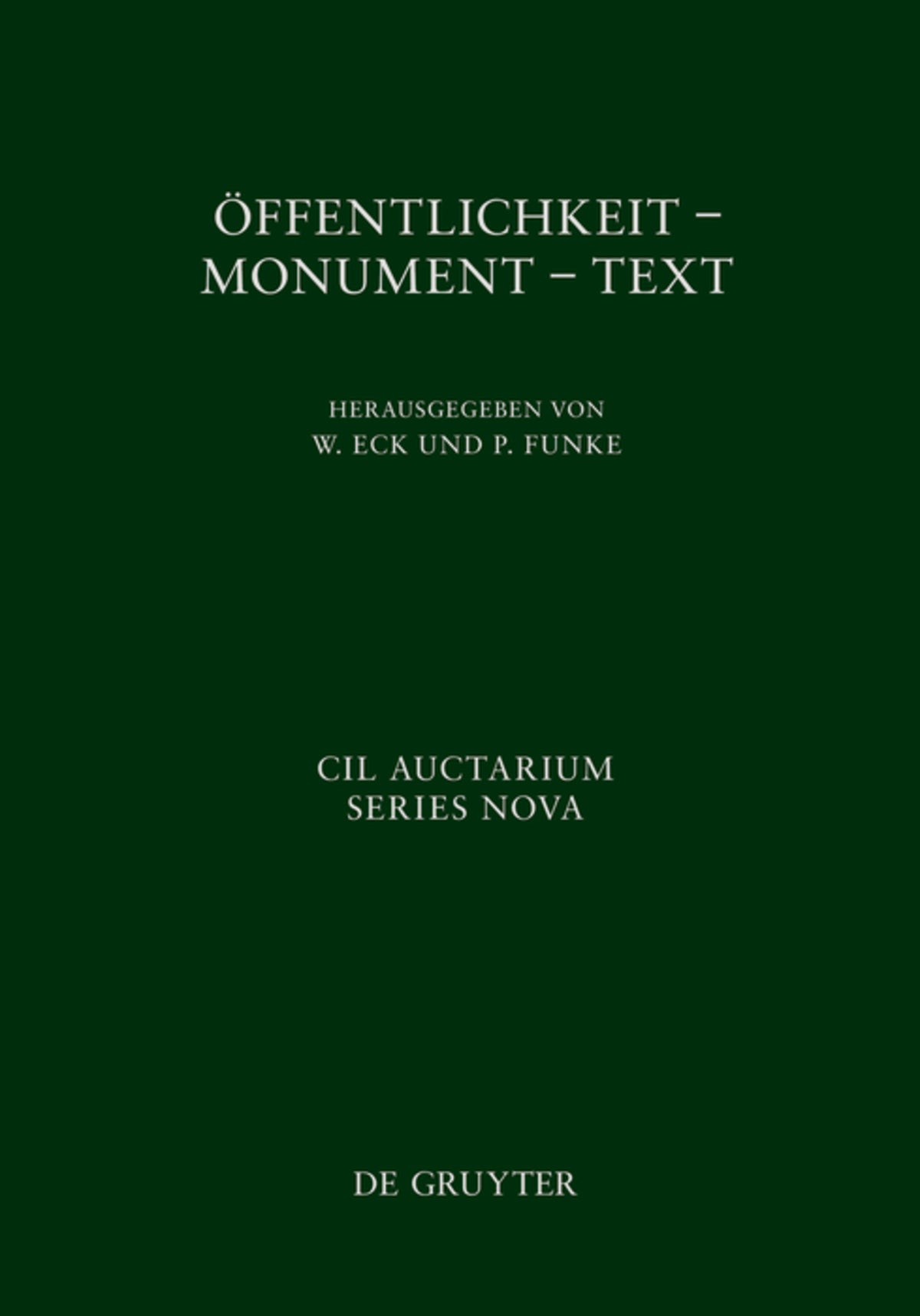 Öffentlichkeit - Monument - Text