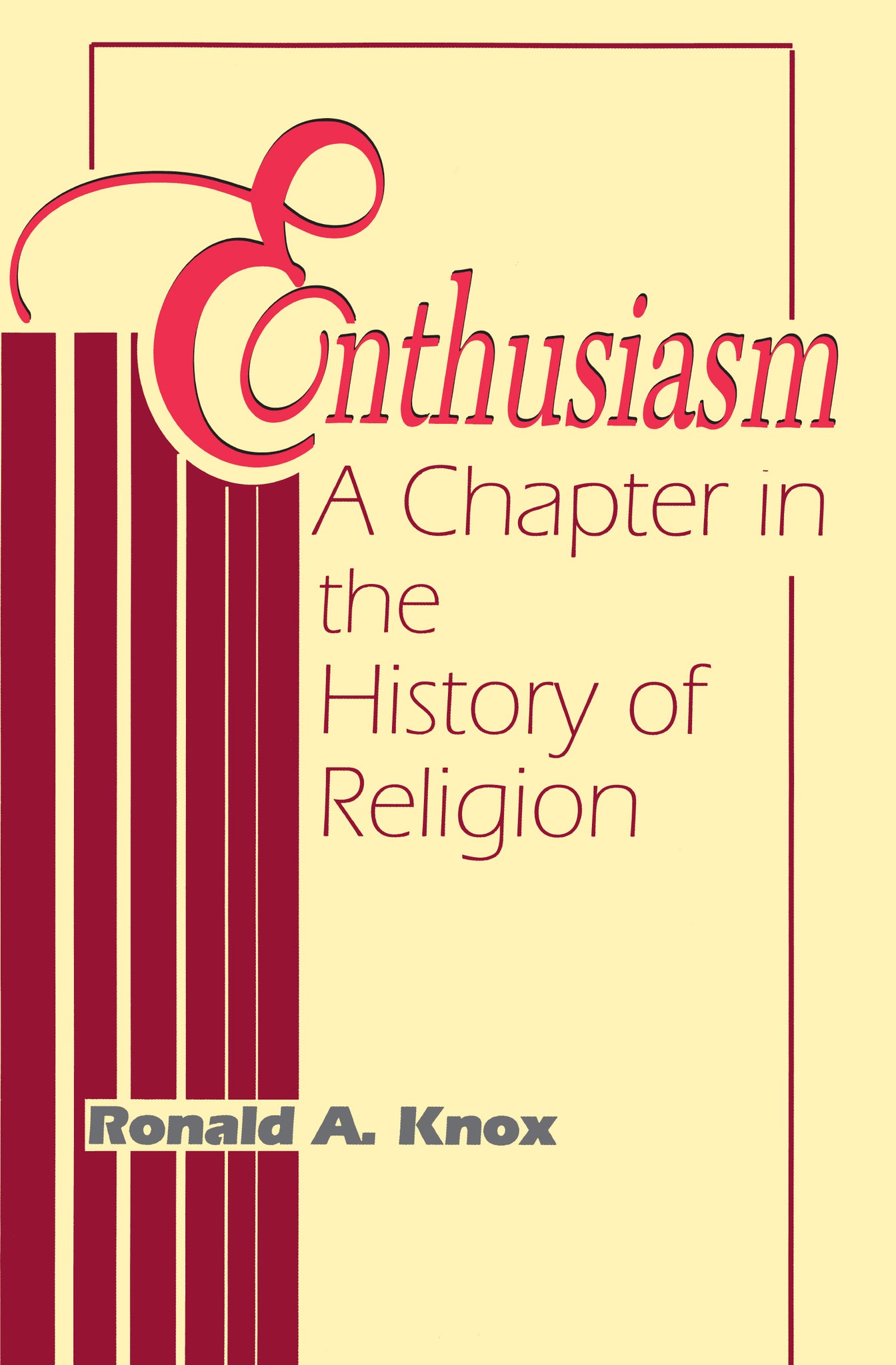 Cover image for Enthusiasm ISBN 9780268161217
