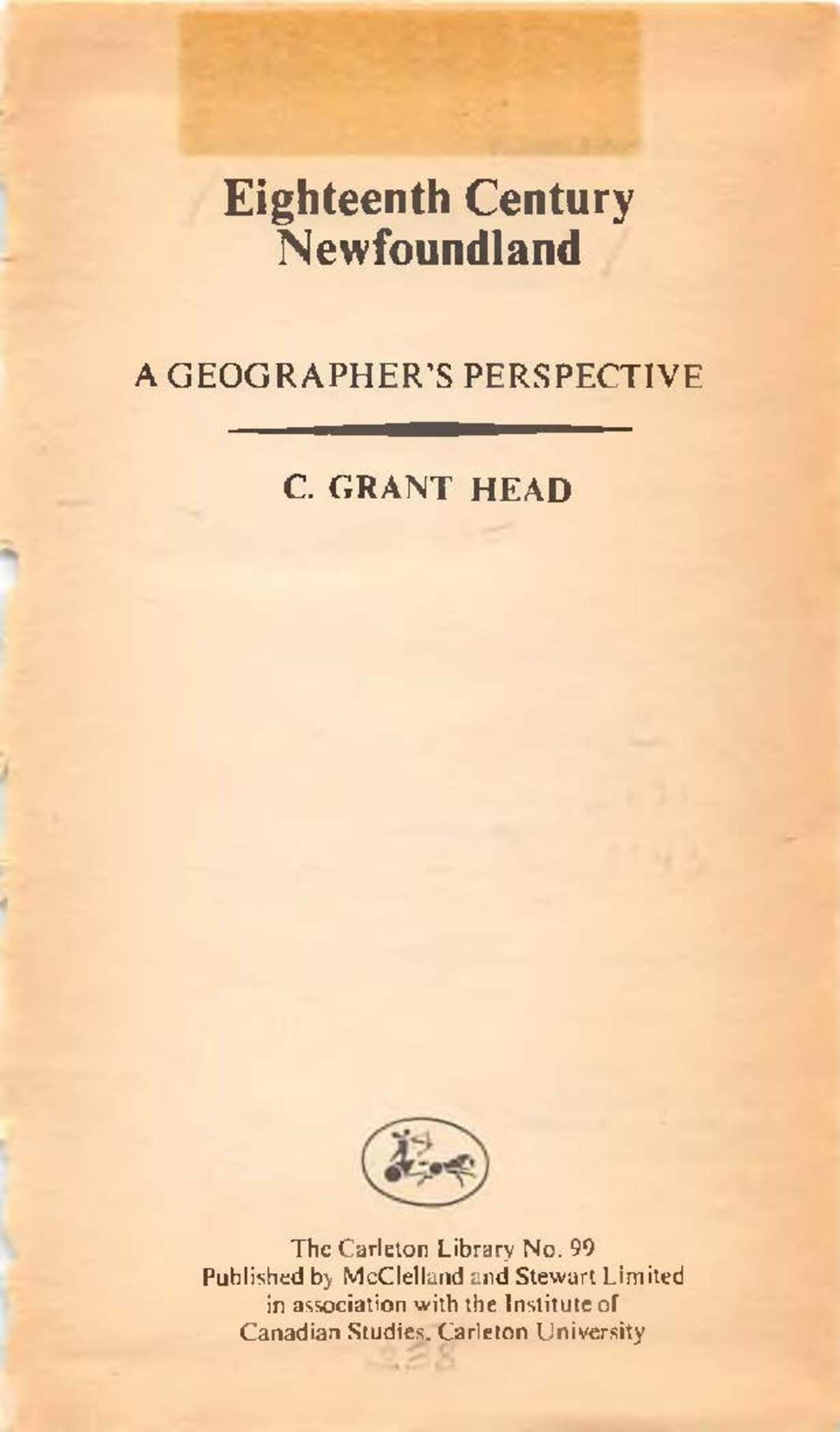 Cover image for Eighteenth Century Newfoundland ISBN 9780773595507