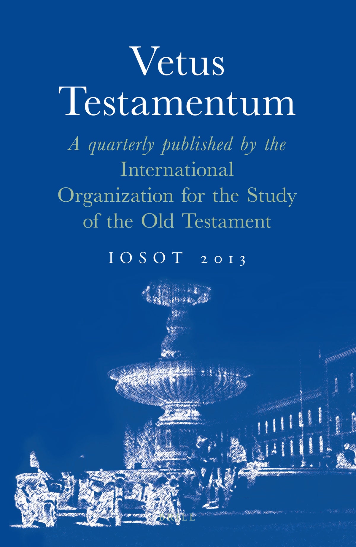 Cover image for Vetus Testamentum ISBN 9789004258013