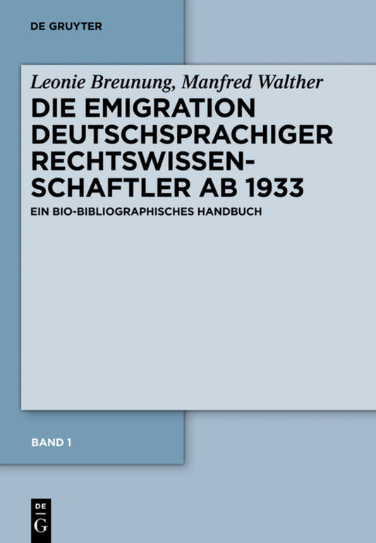 Band 1: Westeuropäische Staaten, Türkei, Palästina/Israel, lateinamerikanische Staaten, Südafrikanische Union