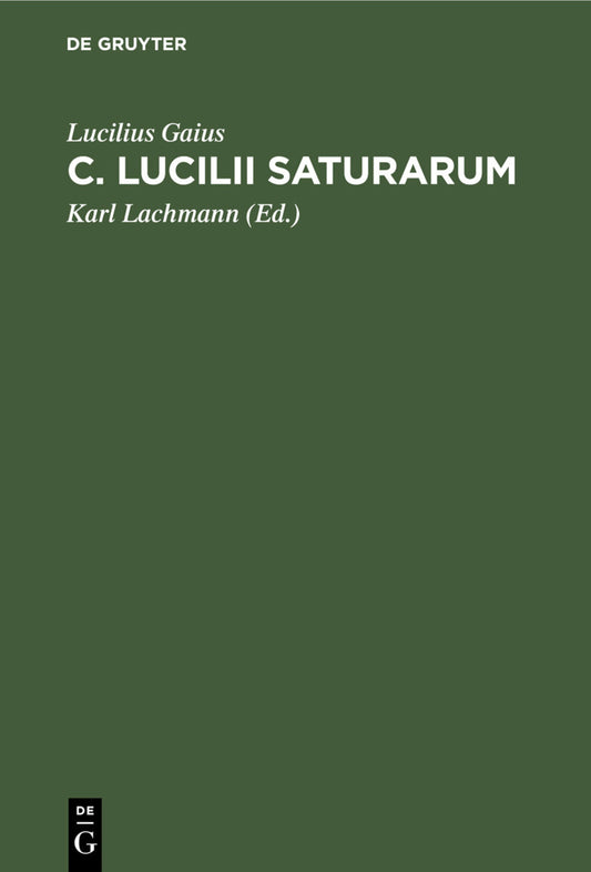 C. Lucilii Saturarum