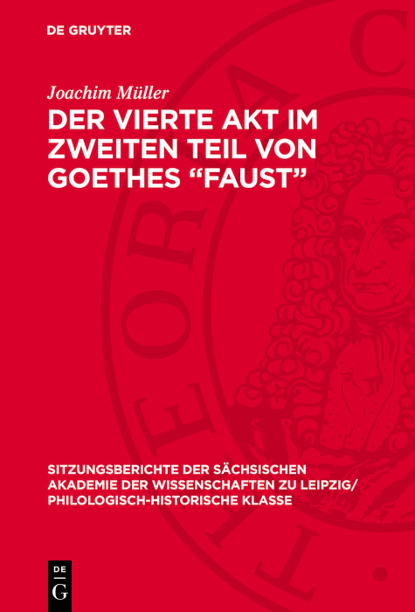 Der vierte Akt im zweiten Teil von Goethes „Faust“