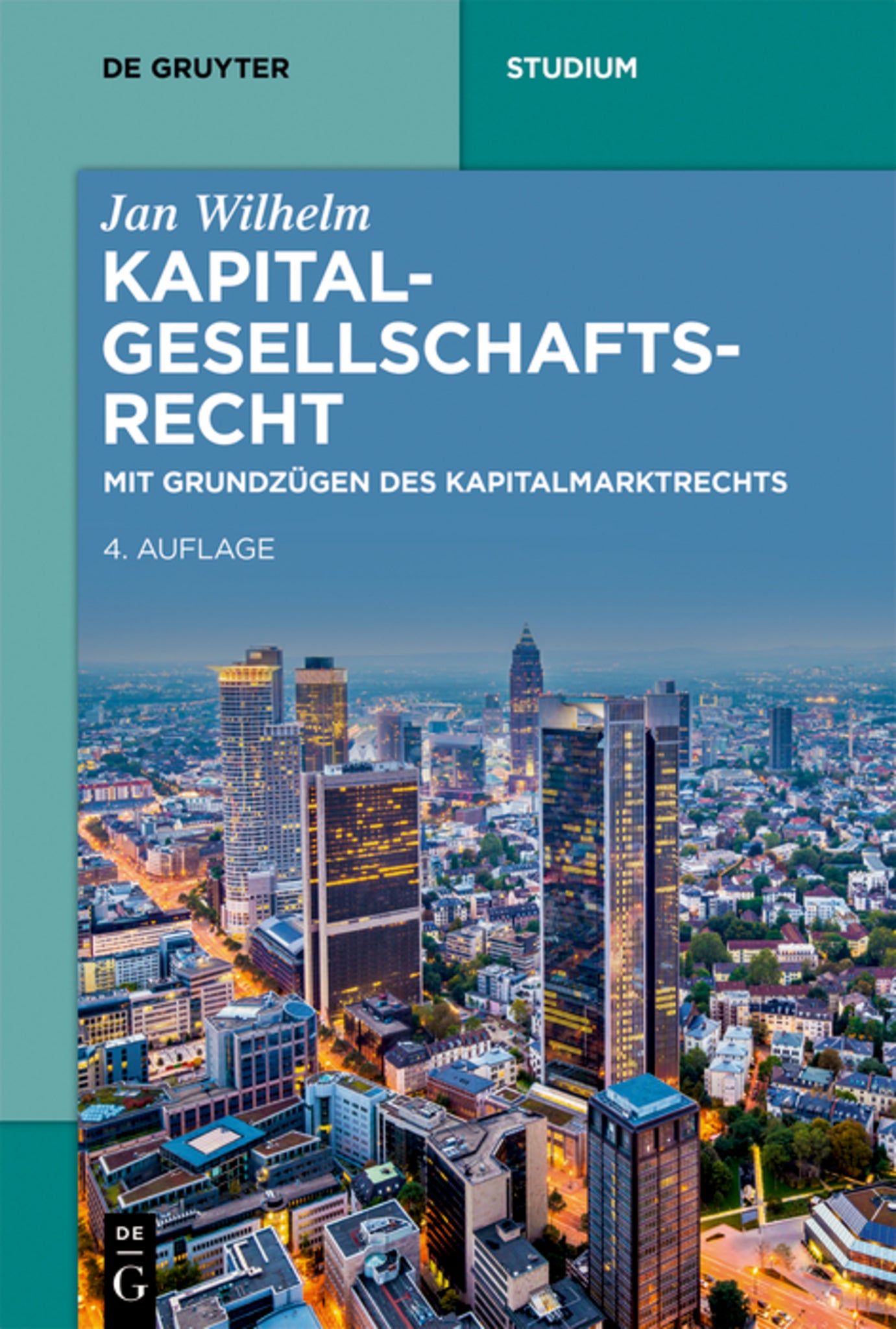 Cover image for Kapitalgesellschaftsrecht ISBN 9783110595789