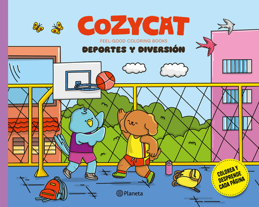 Cozy Cat 10. Deportes y diversión / Cozy Cat 10. Sports and Fun (Feel-Good Coloring Books)