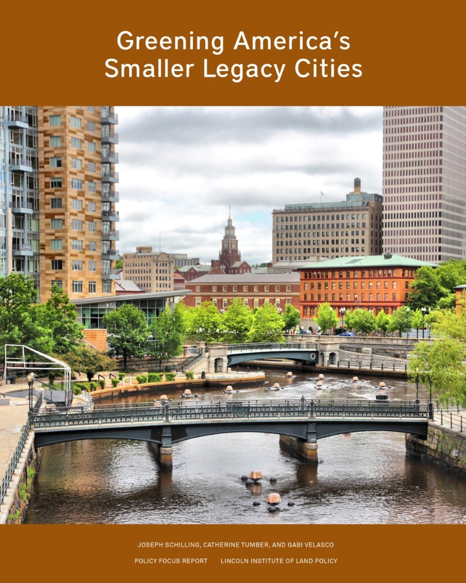 Cover image for Greening America’s Smaller Legacy Cities ISBN 9781558444522