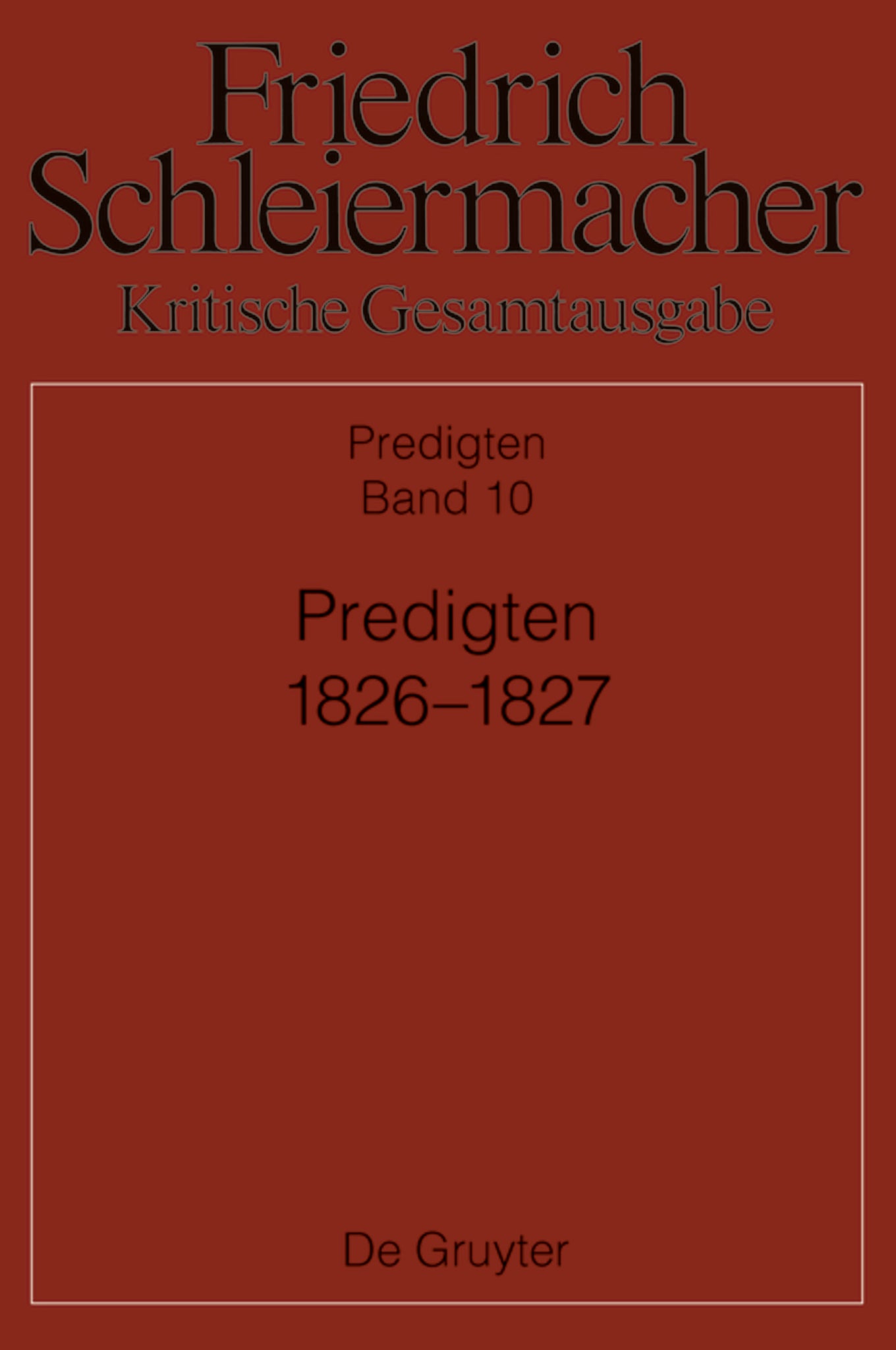 Predigten 1826-1827