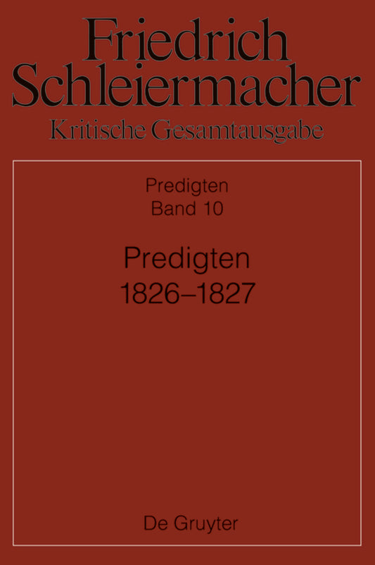 Predigten 1826-1827