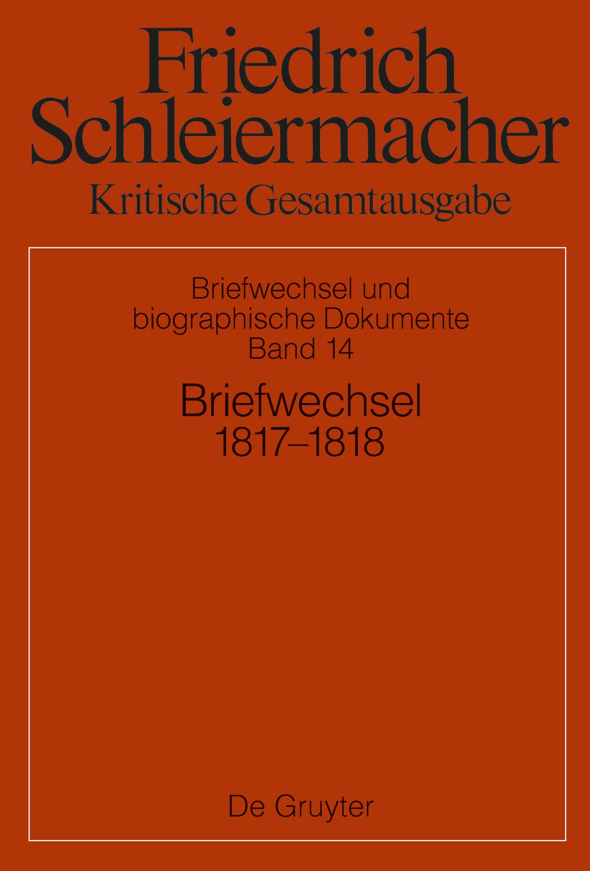Briefwechsel 1817-1818