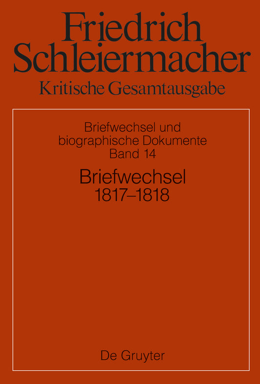 Briefwechsel 1817-1818
