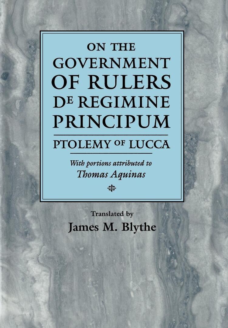 Cover image for On the Government of Rulers ISBN 9780812233704