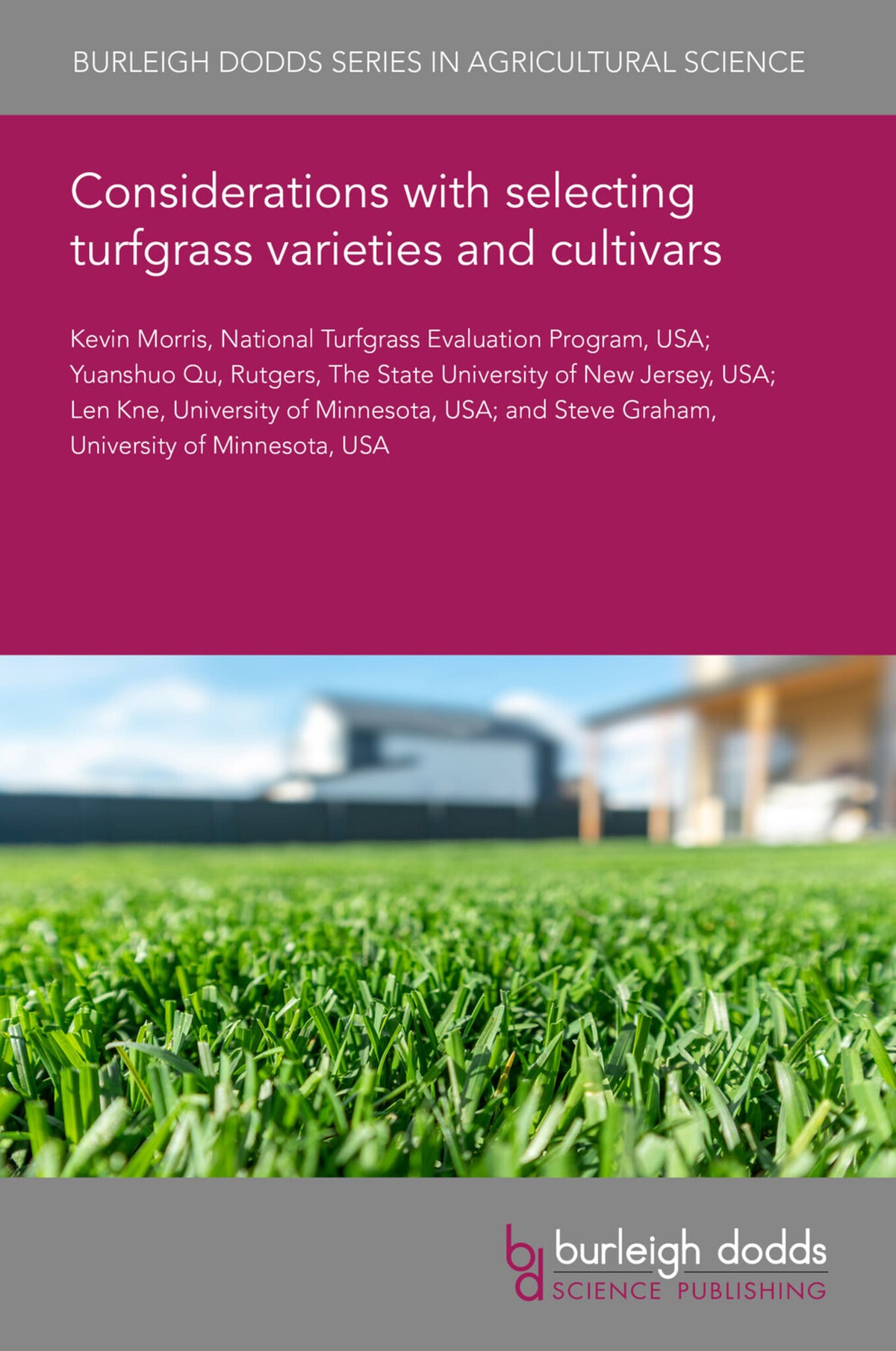 Cover image for Considerations with selecting turfgrass varieties and cultivars ISBN 9781801467827