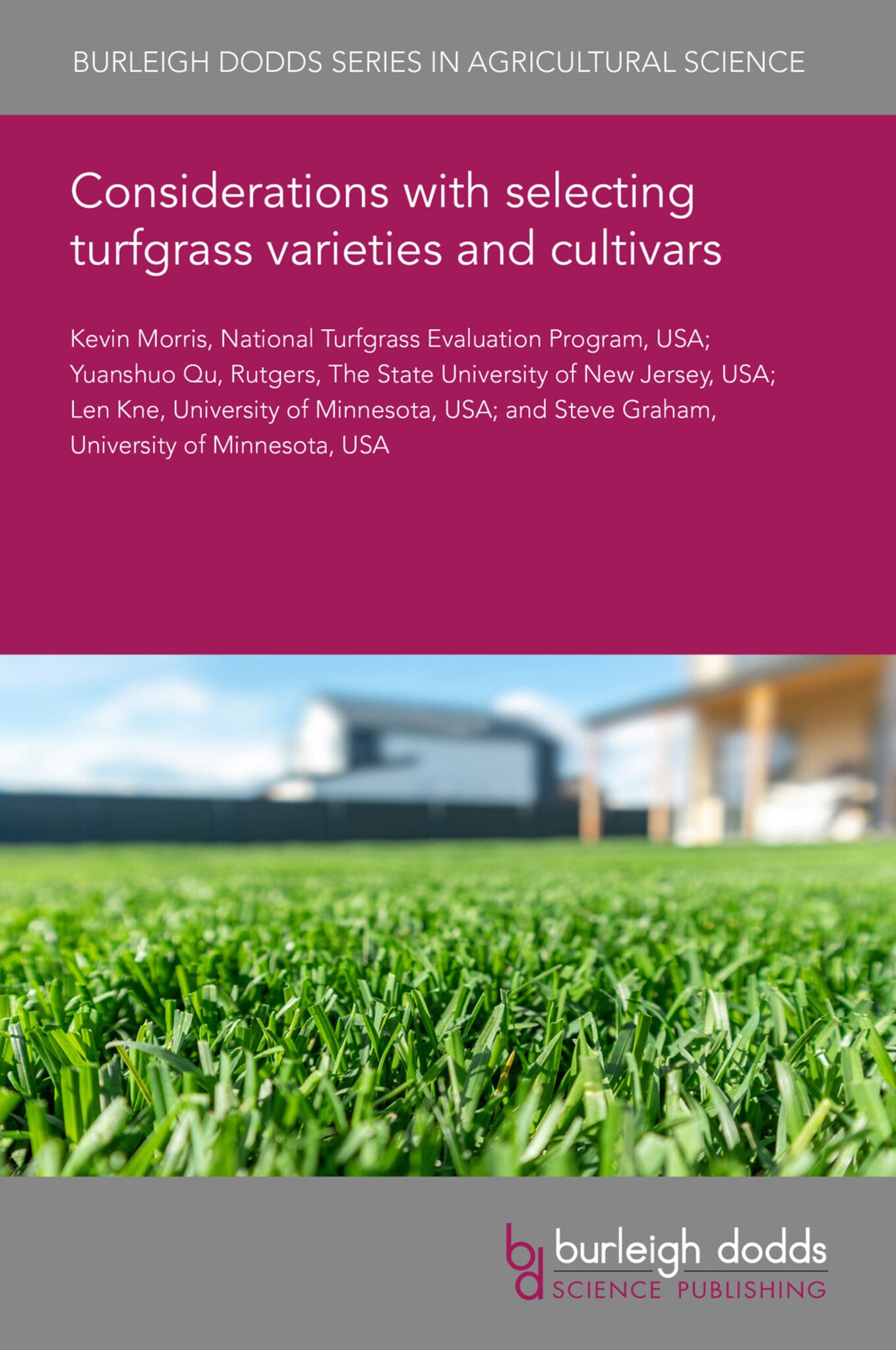 Cover image for Considerations with selecting turfgrass varieties and cultivars ISBN 9781801467827
