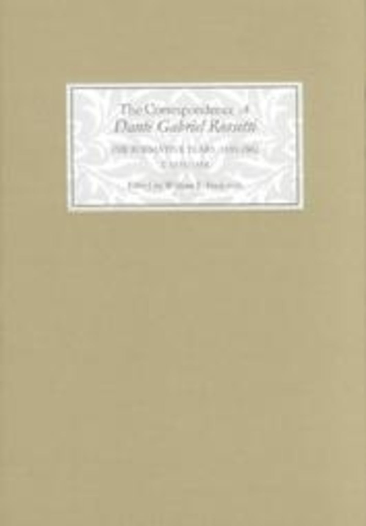 Cover image for The Correspondence of Dante Gabriel Rossetti ISBN 9780859915281