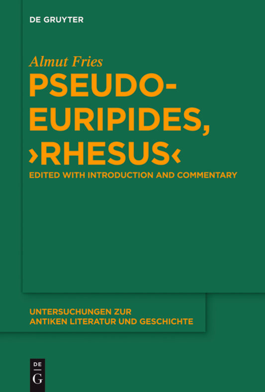 Pseudo-Euripides, "Rhesus"