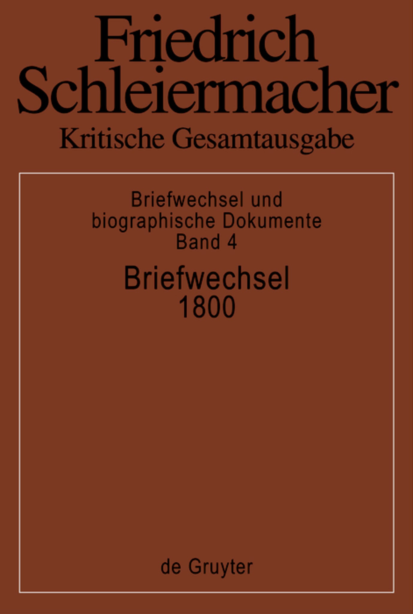 Briefwechsel 1800