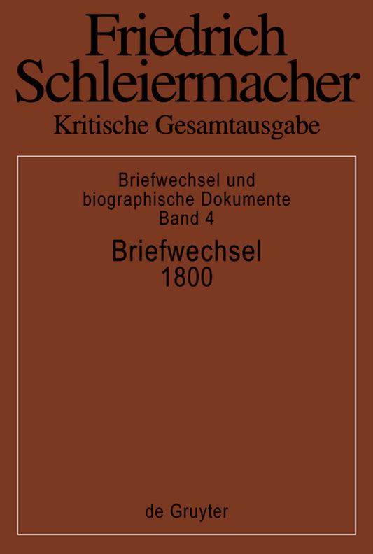 Briefwechsel 1800