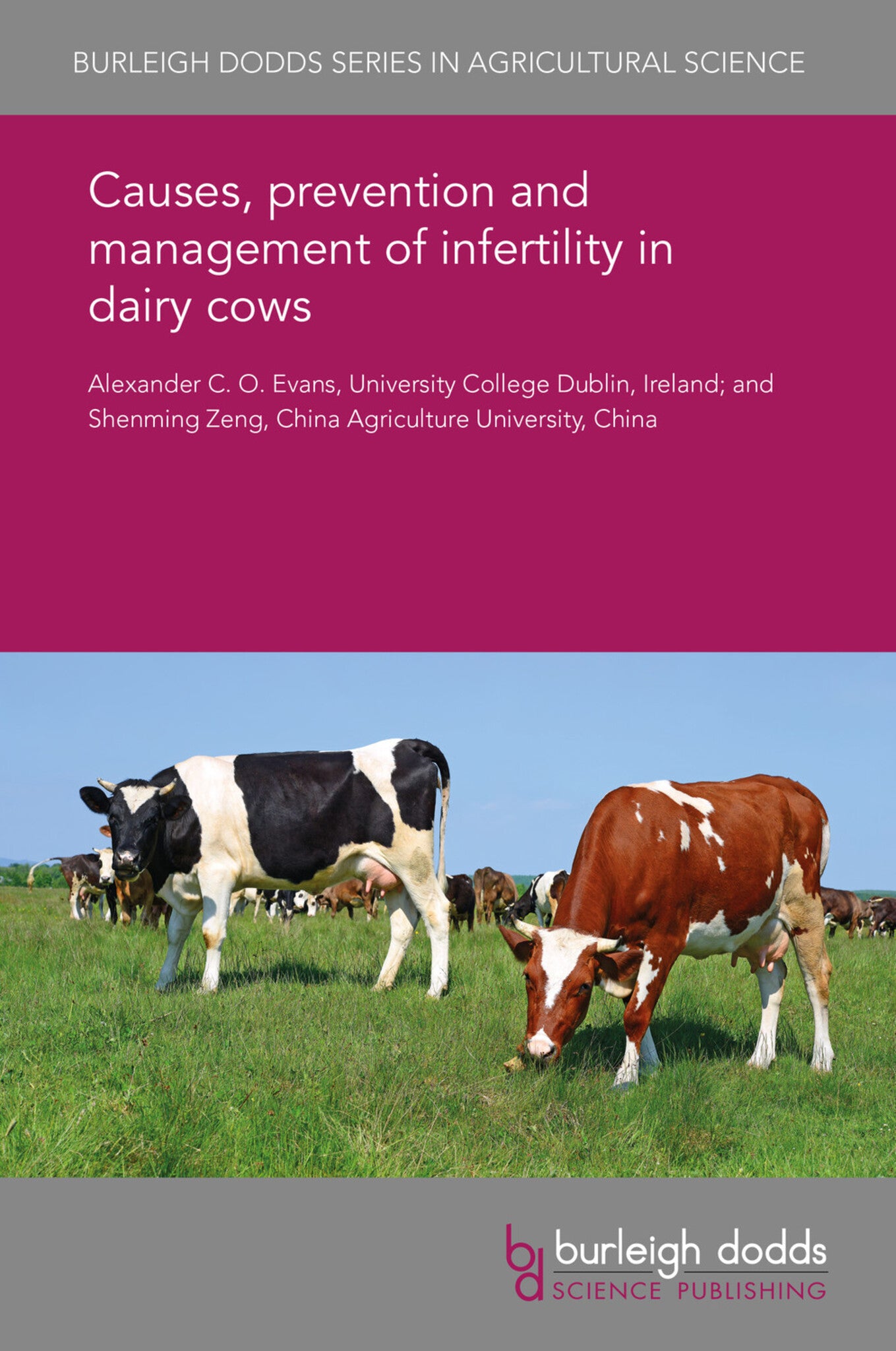 Cover image for Causes, prevention and management of infertility in dairy cows ISBN 9781838791742