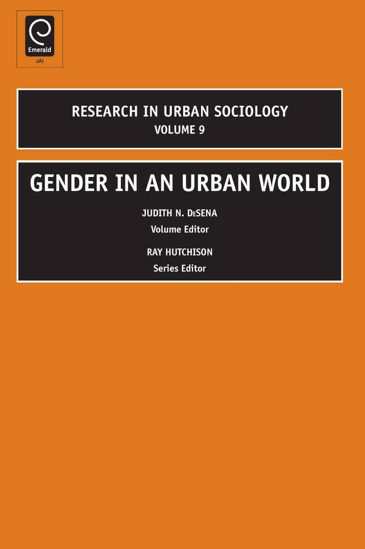 Cover image for Gender in an Urban World ISBN 9780762314775