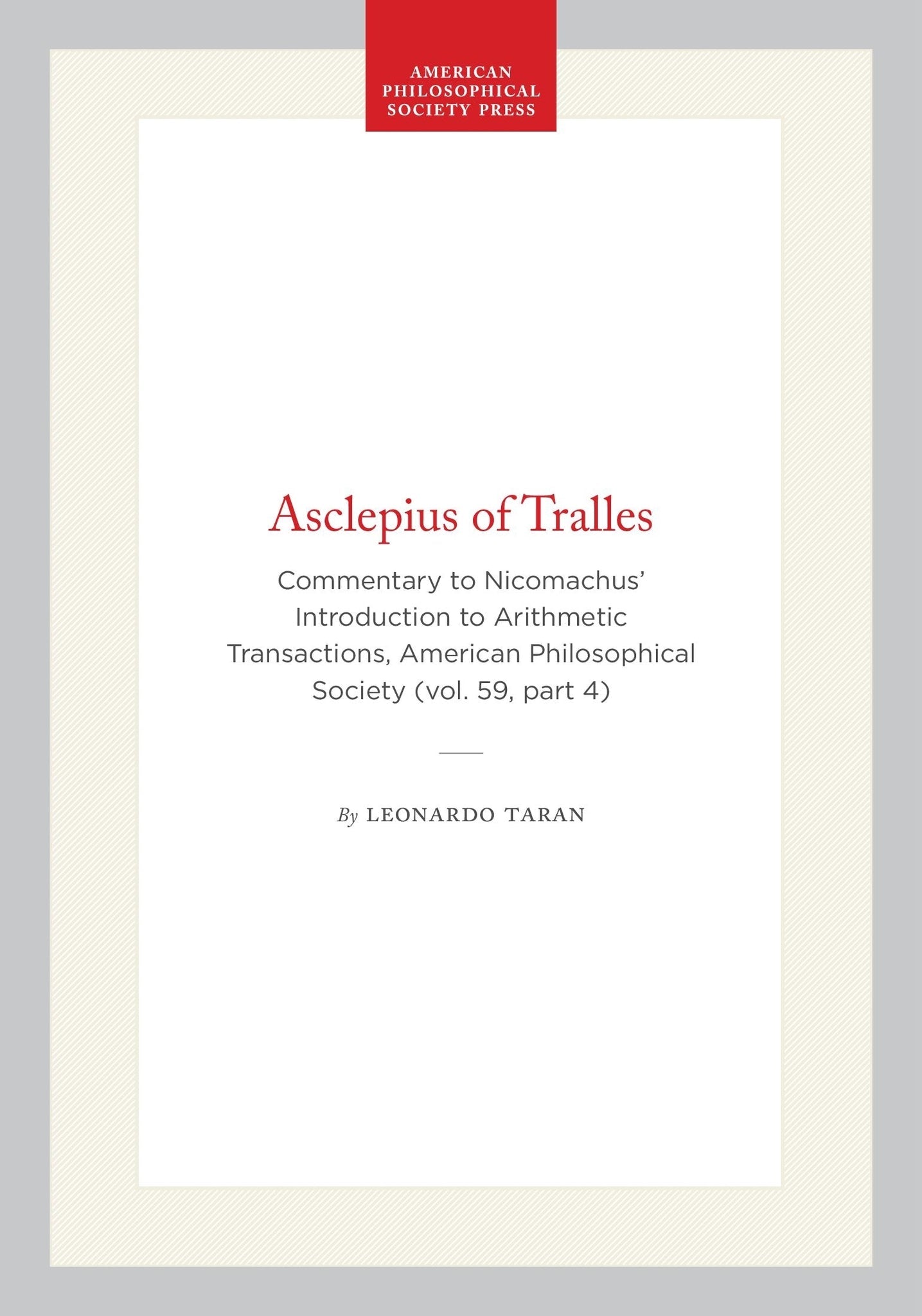 Asclepius of Tralles