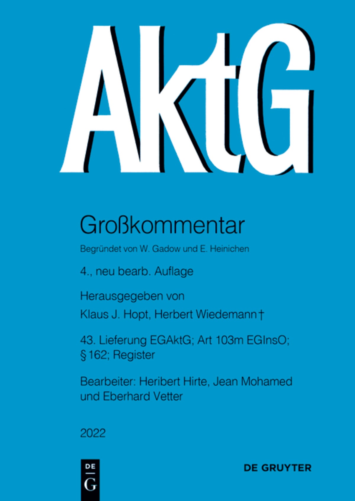 EGAktG; § 162; Art 103m EGInsO