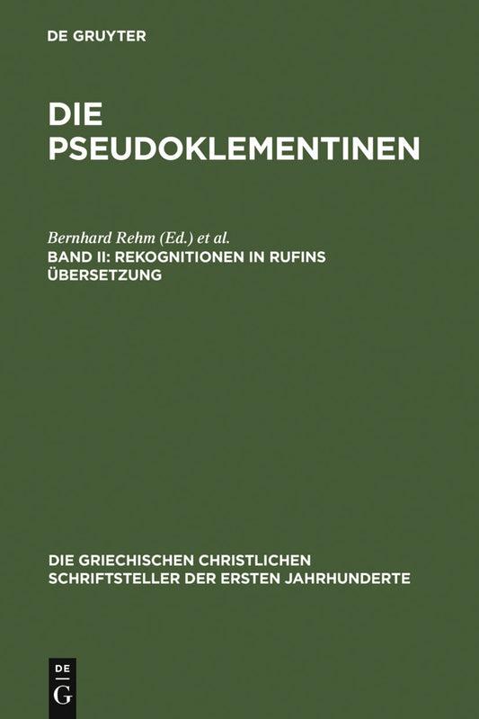 Rekognitionen in Rufins Übersetzung