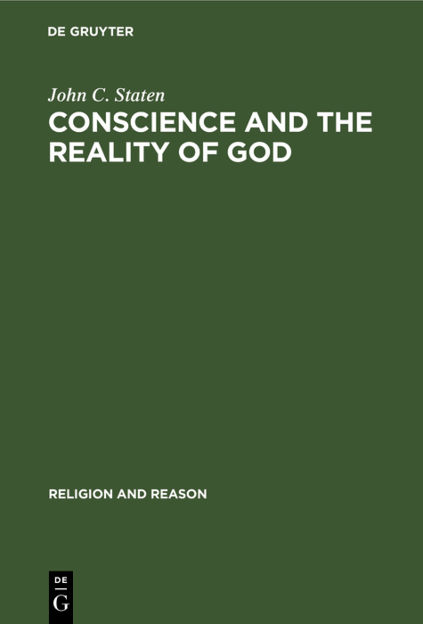 Conscience and the Reality of God