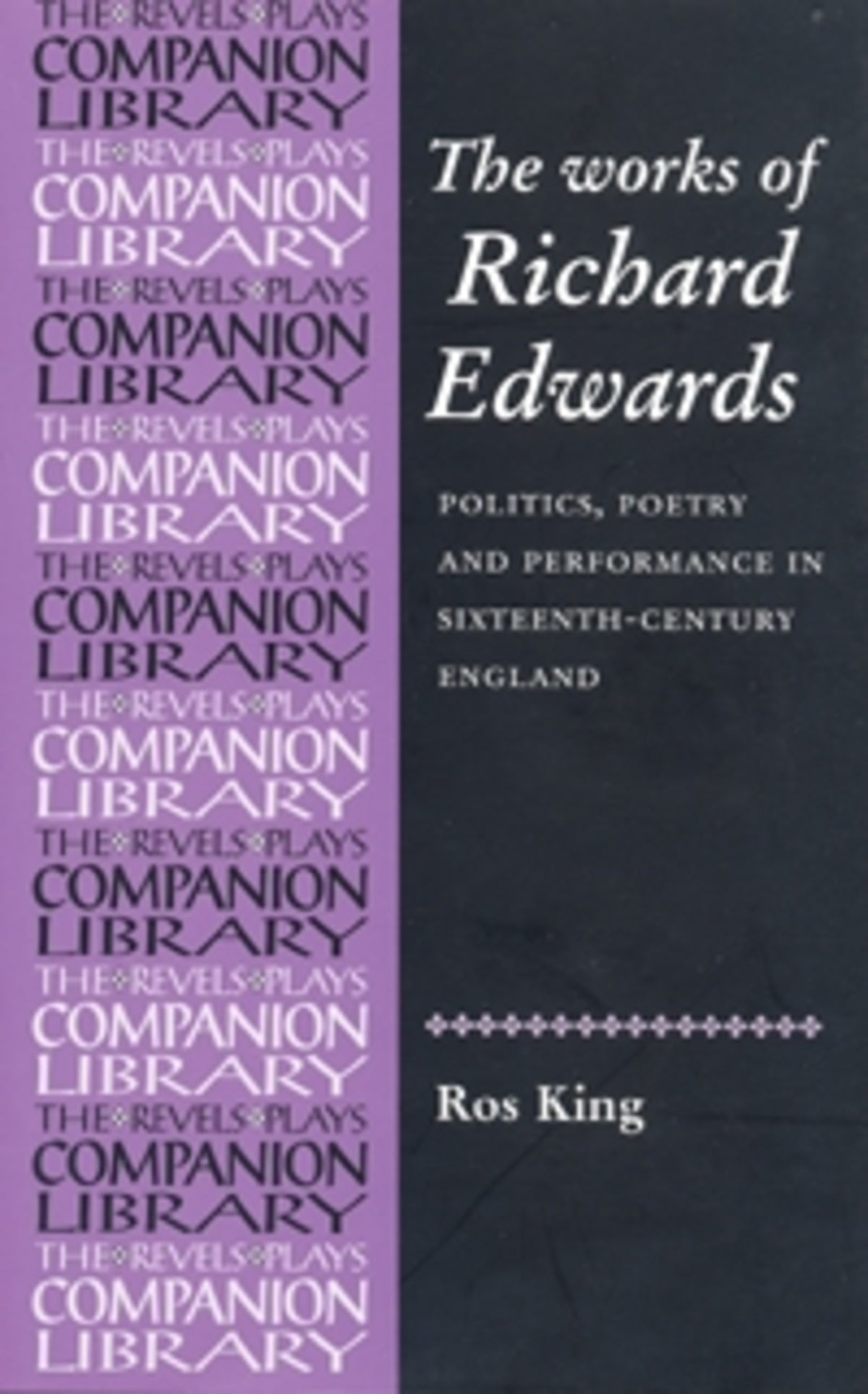 Cover image for The works of Richard Edwards ISBN 9780719080661
