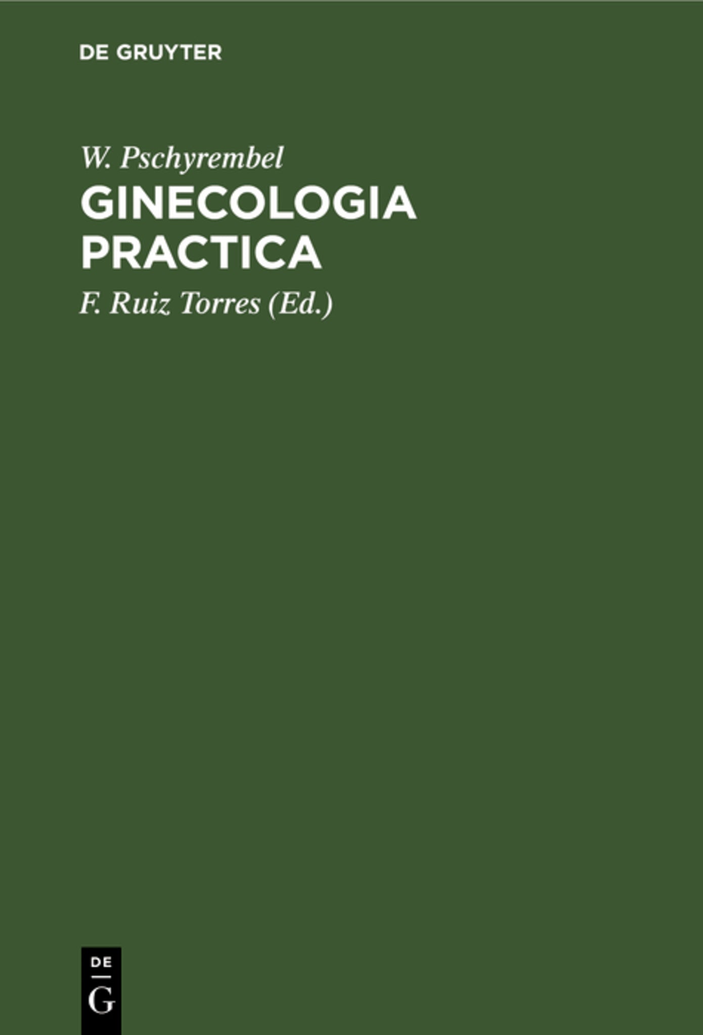 Ginecologia practica