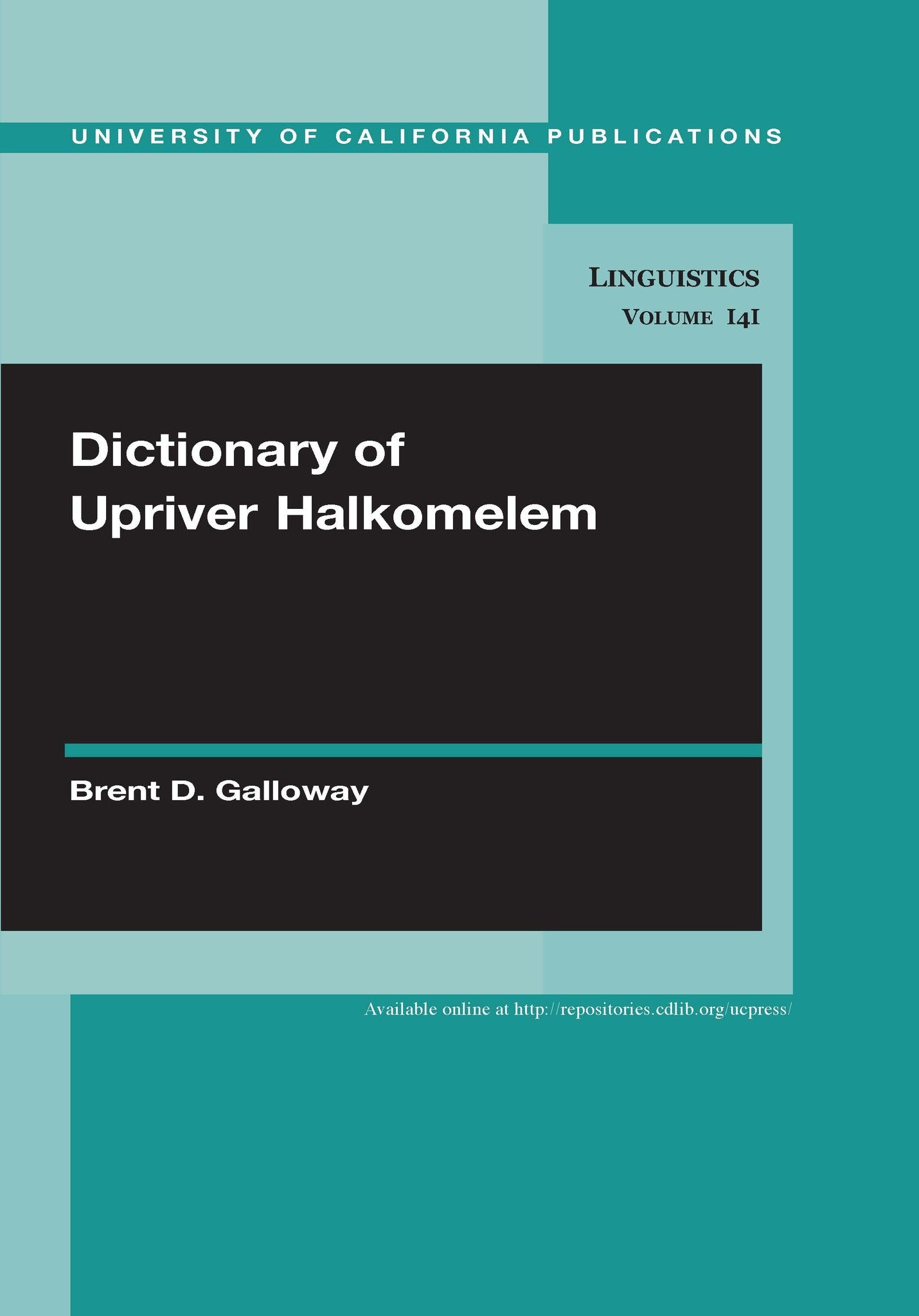 Dictionary of Upriver Halkomelem