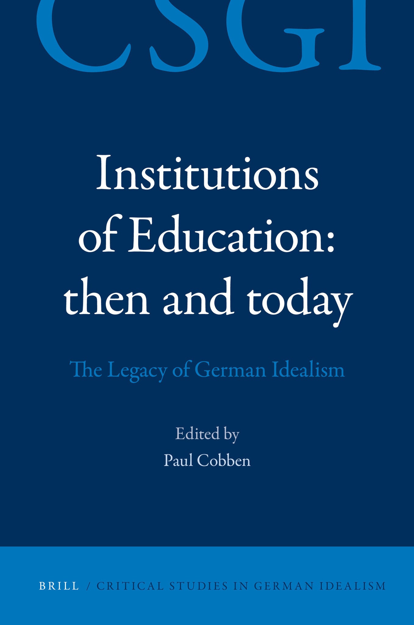 Institutions of Education: Then and Today