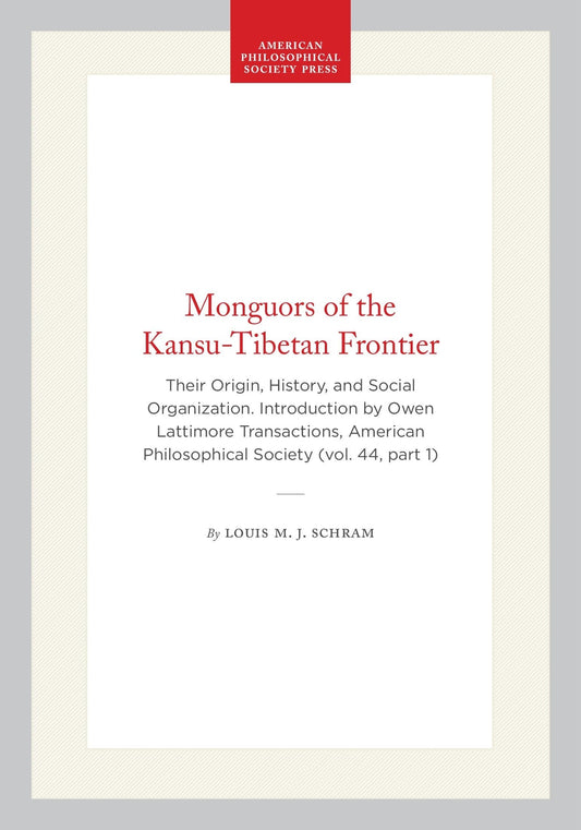 Monguors of the Kansu-Tibetan Frontier