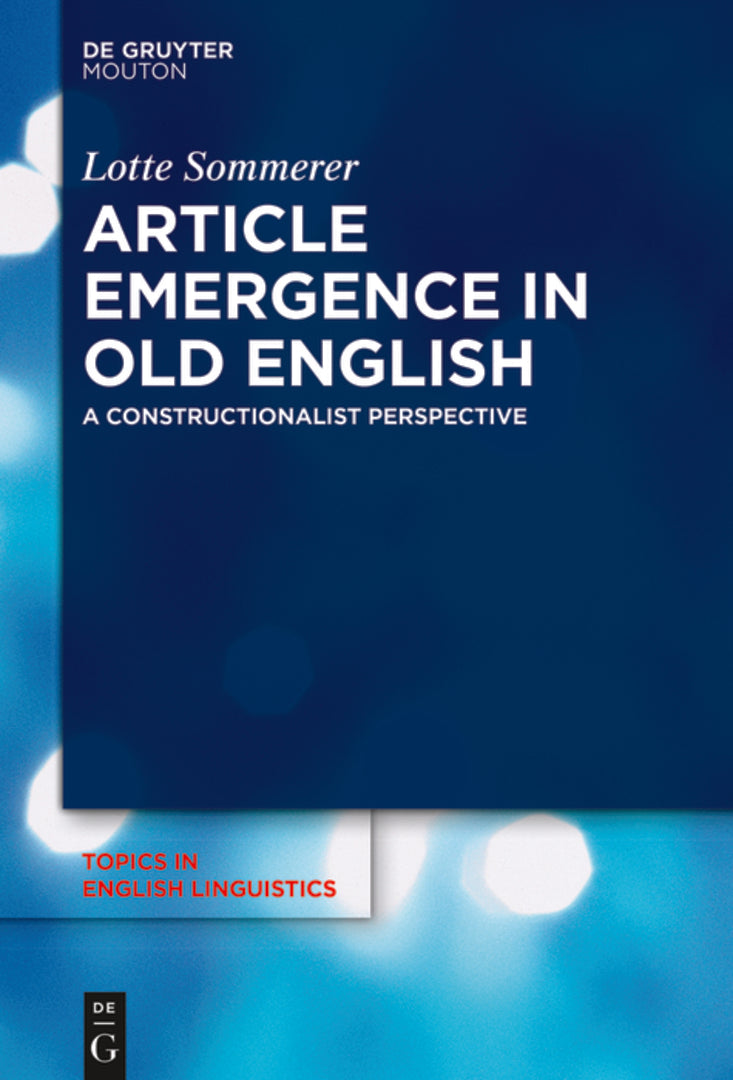 Cover image for Article Emergence in Old English ISBN 9783110539370