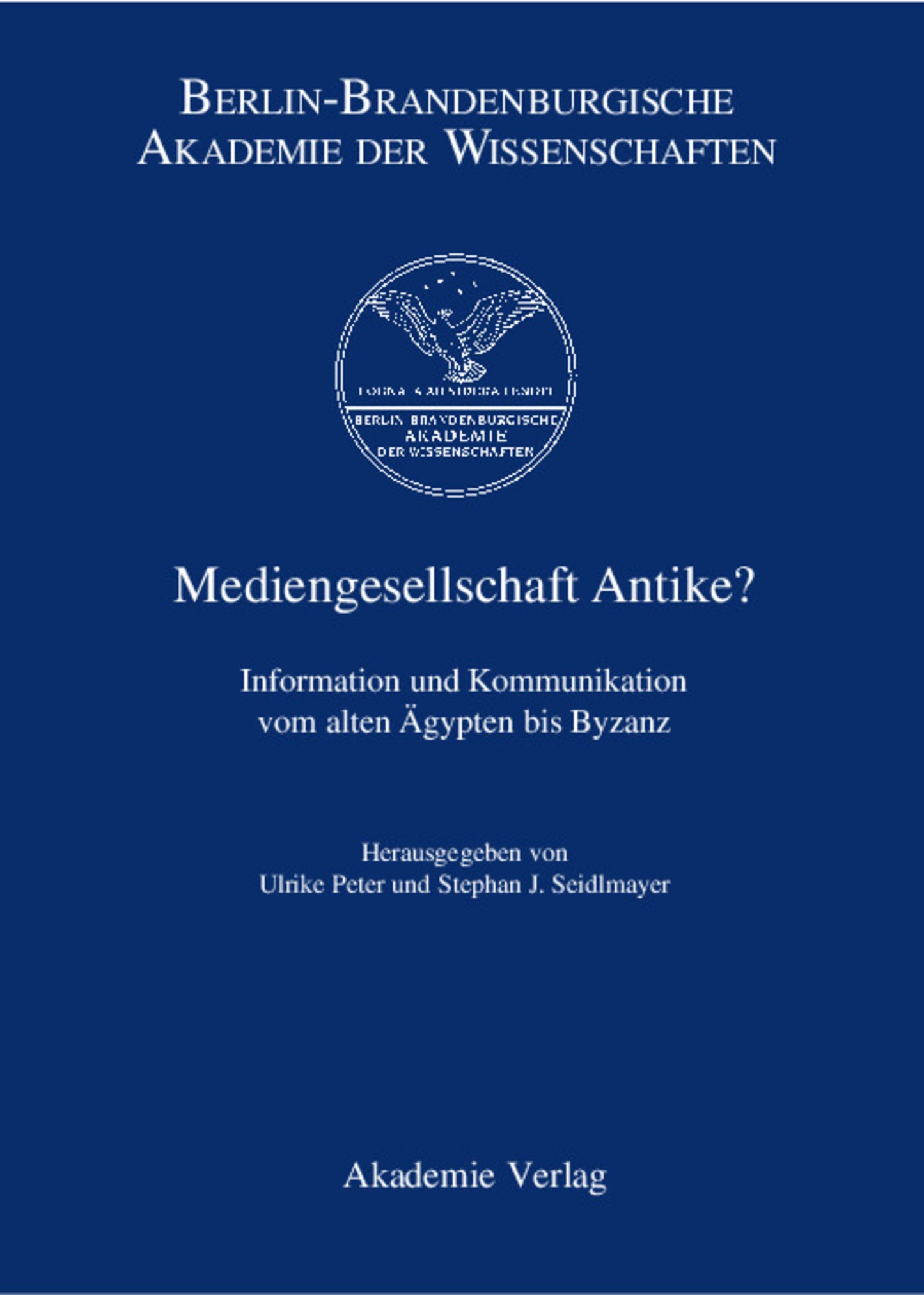 Mediengesellschaft Antike?