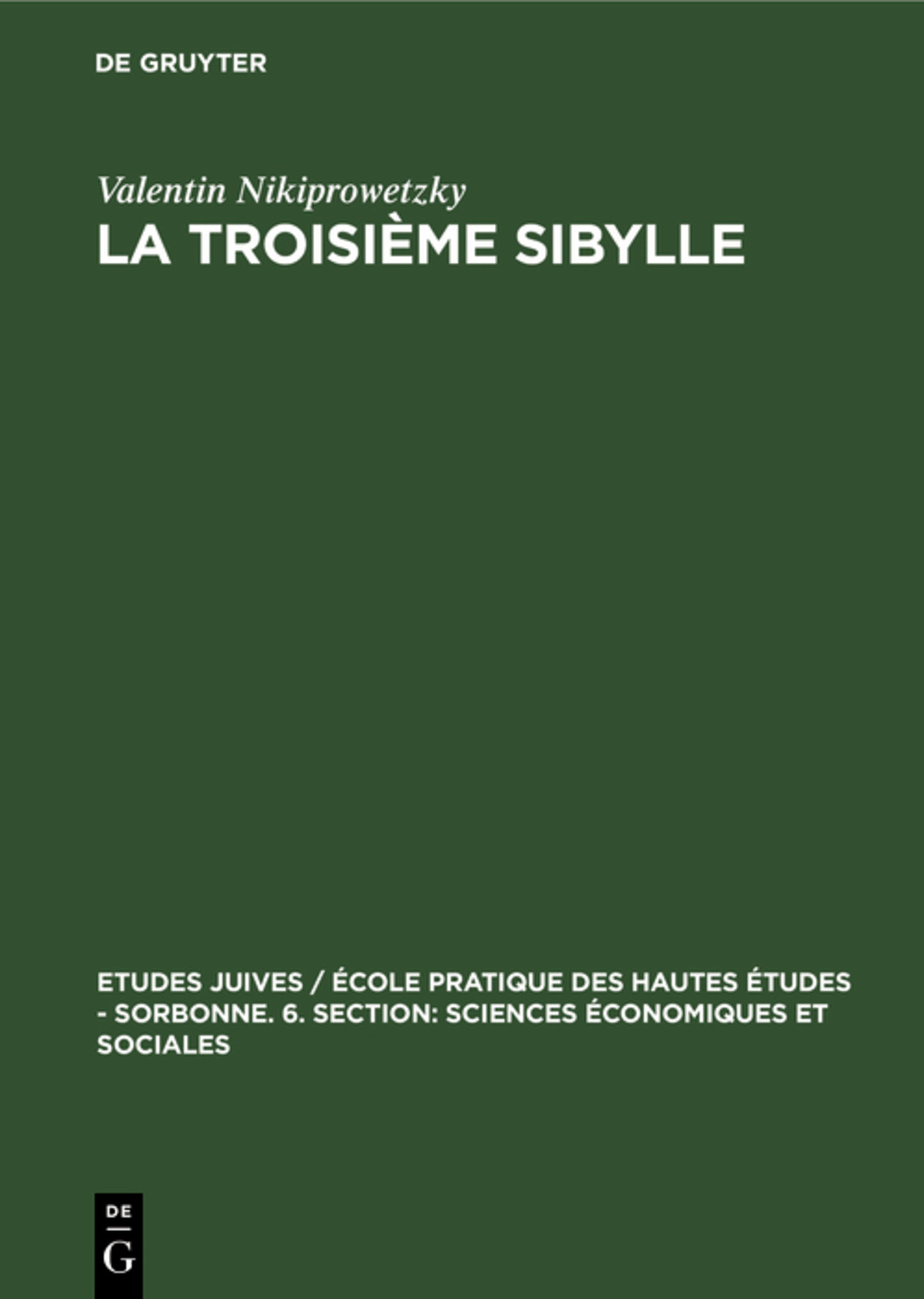 La troisième Sibylle